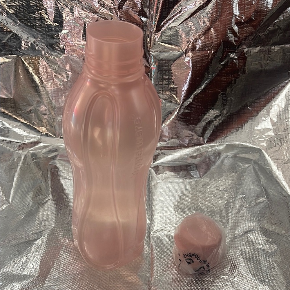 Pink  Bottle Tupperware